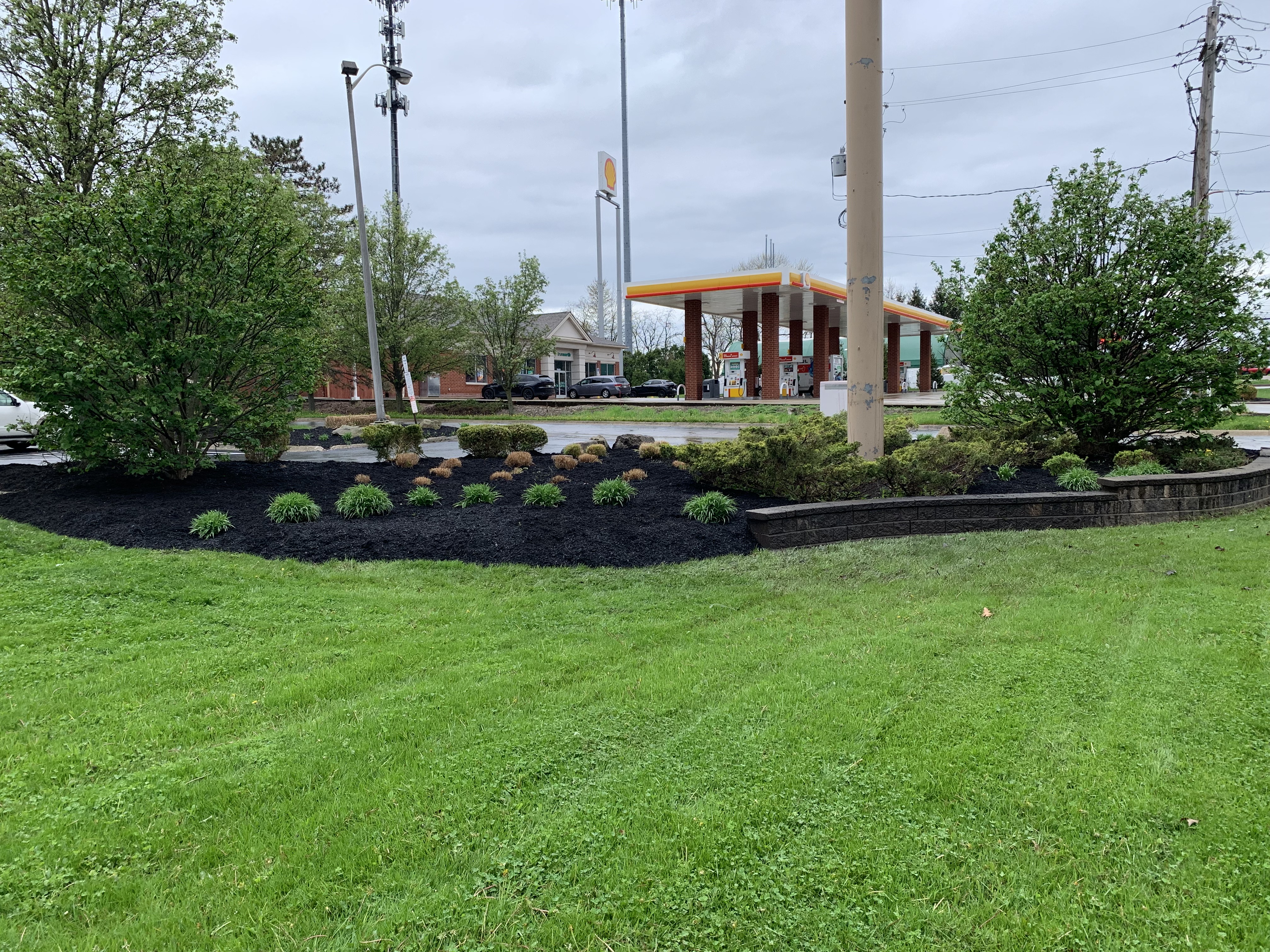 After professional landscaping service in Cleveland Area Ohio